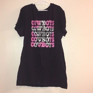 Authentic cowboys women tee shirt size M